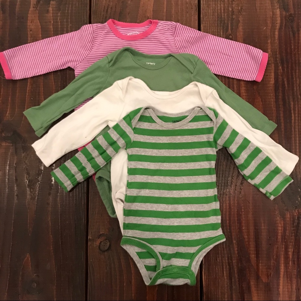 Lot of Long-Sleeved Onesies